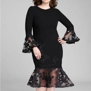 Teri Jon by Rickie Freeman Elegant Black ‎ Dress